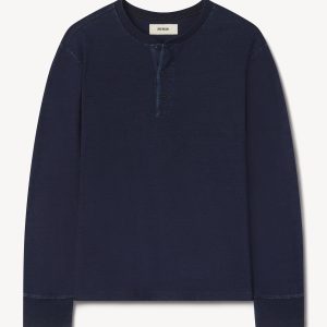 Indigo-Dipped Yuma L/S Henley