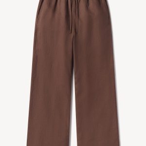 Crosshatch Linen Easy Pant